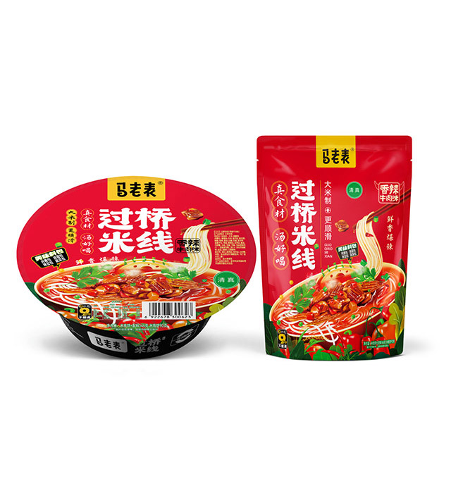 香辣牛肉味过桥米线