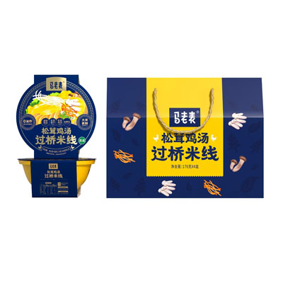 松茸鸡汤过桥米线