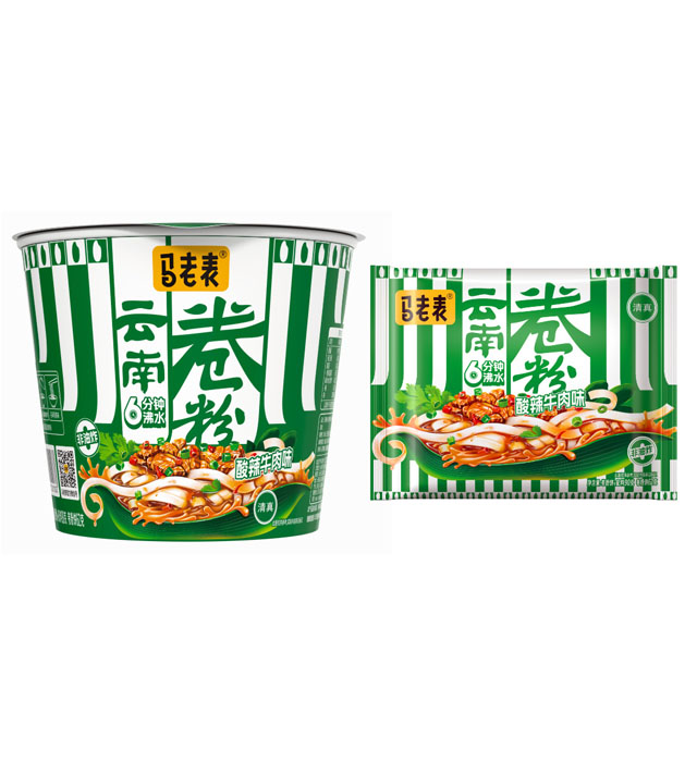 马老表酸辣牛肉味卷粉